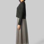 Stone Tulle Pleated Skirt - Forte Forte