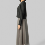 Stone Tulle Pleated Skirt - Forte Forte