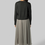 Stone Tulle Pleated Skirt - Forte Forte