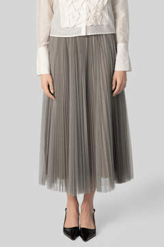 Stone Tulle Pleated Skirt - Forte Forte