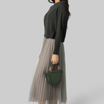 Stone Tulle Pleated Skirt - Forte Forte