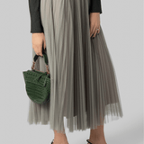 Stone Tulle Pleated Skirt - Forte Forte