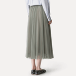 Stone Tulle Soleil Pliss Skirt - Forte Forte