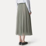 Stone Tulle Soleil Pliss Skirt - Forte Forte