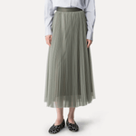 Stone Tulle Soleil Pliss Skirt - Forte Forte