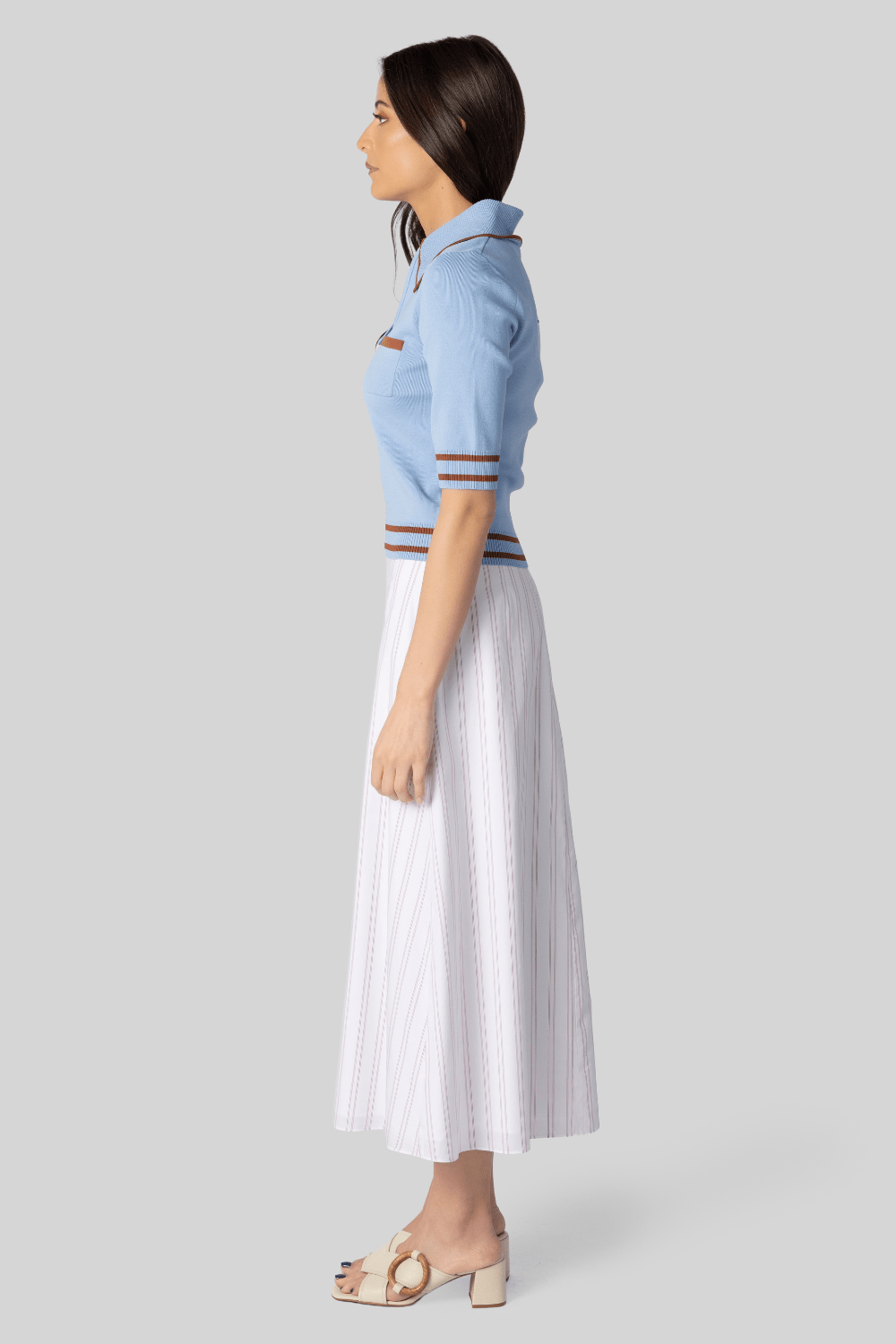 Striped A Line Skirt - TWP