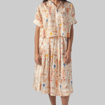 Sultana Shirt - Mix Floral Orange/Blue - La Prestic Ouiston
