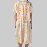 Sultana Shirt - Mix Floral Orange/Blue - La Prestic Ouiston