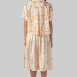 Sultana Shirt - Mix Floral Orange/Blue - La Prestic Ouiston
