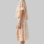 Sultana Shirt - Mix Floral Orange/Blue - La Prestic Ouiston