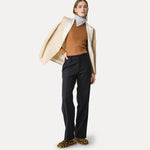 Superfine Merino Gold Ribbed Sweater - Forte Forte