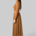 Superfine Merino Gold Ribbed Sweater - Forte Forte