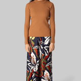 Superfine Merino Ochre Ribbed Sweater - Forte Forte