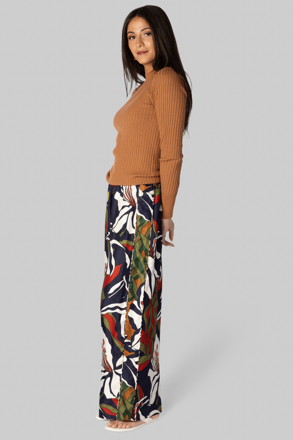 Superfine Merino Ochre Ribbed Sweater - Forte Forte