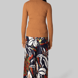 Superfine Merino Ochre Ribbed Sweater - Forte Forte