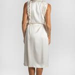 Sylas Silk Wrap Dress - Saint Art