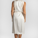 Sylas Silk Wrap Dress - Saint Art