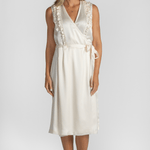 Sylas Silk Wrap Dress - Saint Art