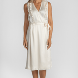 Sylas Silk Wrap Dress - Saint Art