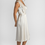 Sylas Silk Wrap Dress - Saint Art