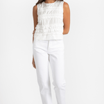 Taffeta Ruffle Shirt - Odeeh