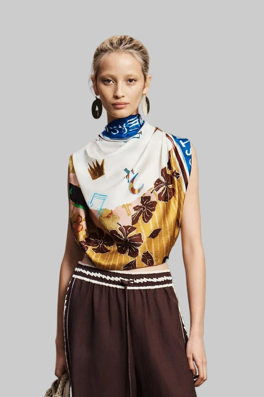 Tangible Love Silk Scarf - Alemais