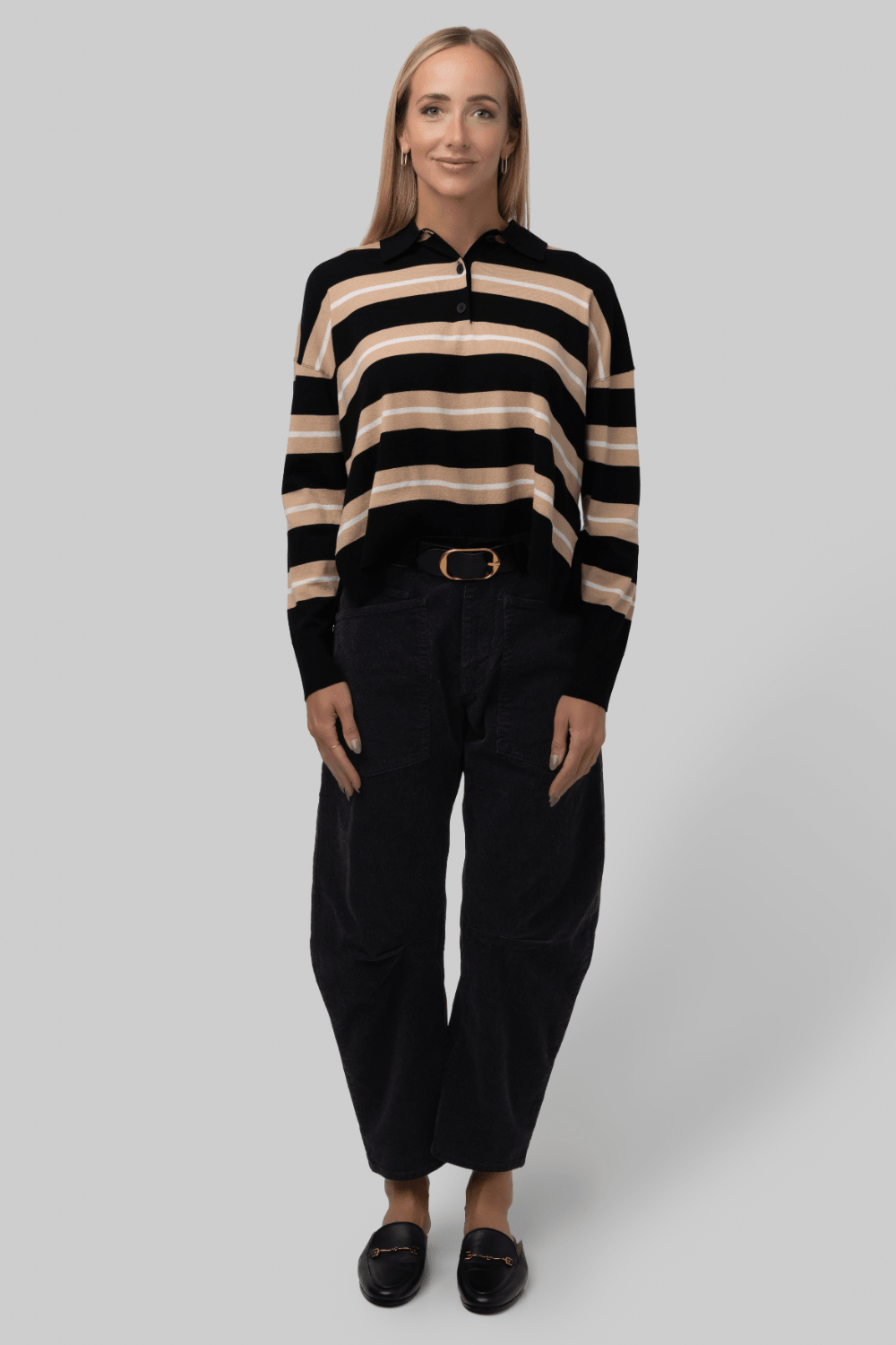Thames Long Sleeve Polo - Simkhai
