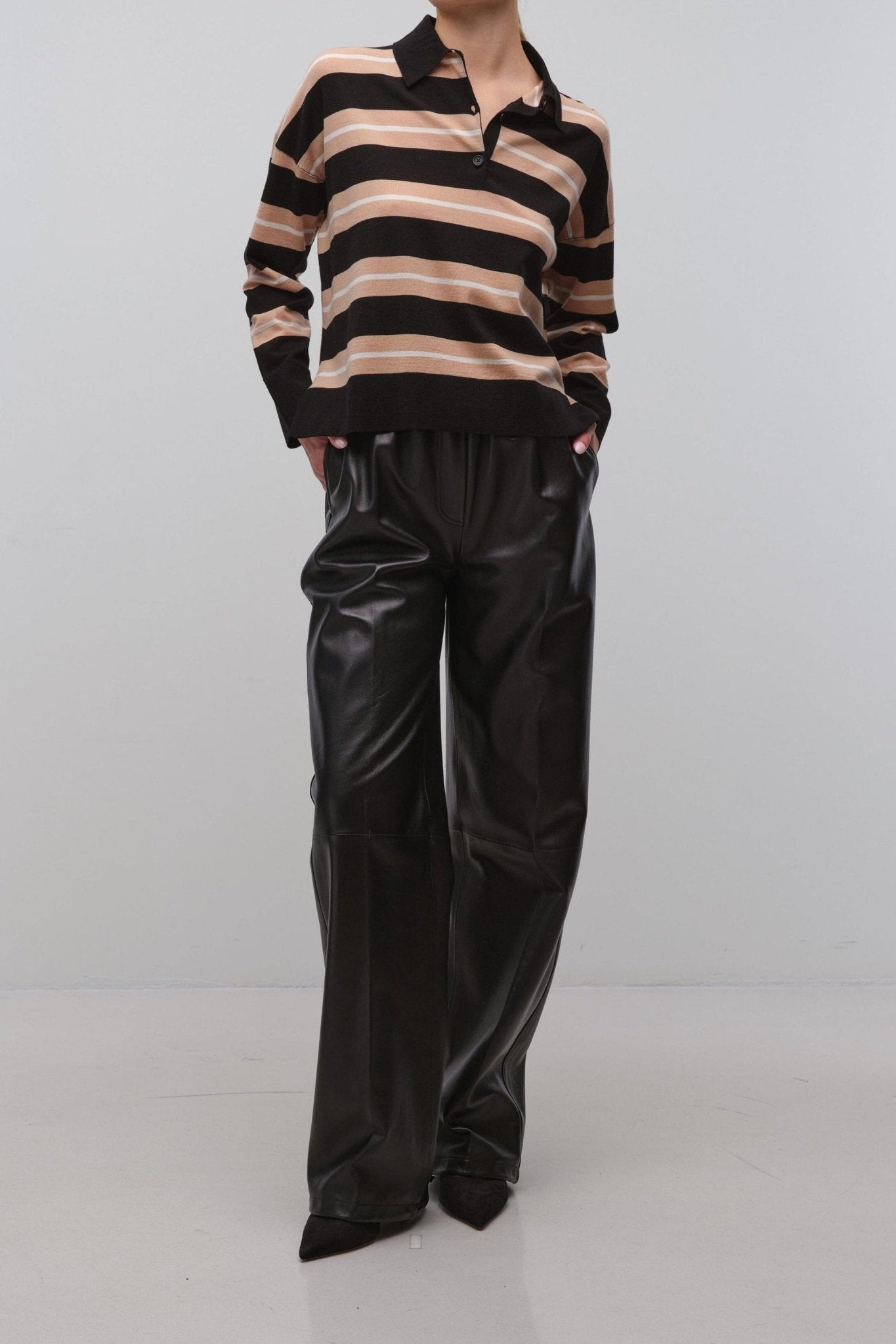 Thames Long Sleeve Polo - Simkhai