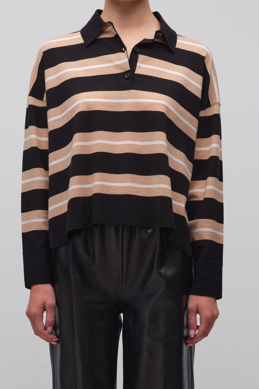 Thames Long Sleeve Polo - Simkhai