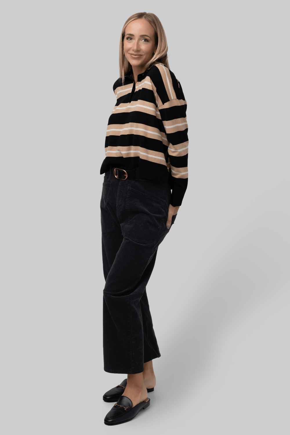 Thames Long Sleeve Polo - Simkhai