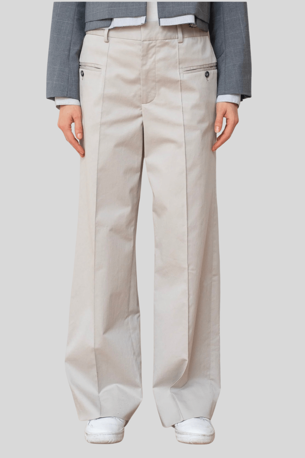 The Avenue Pant in Parchment - WE - AR4