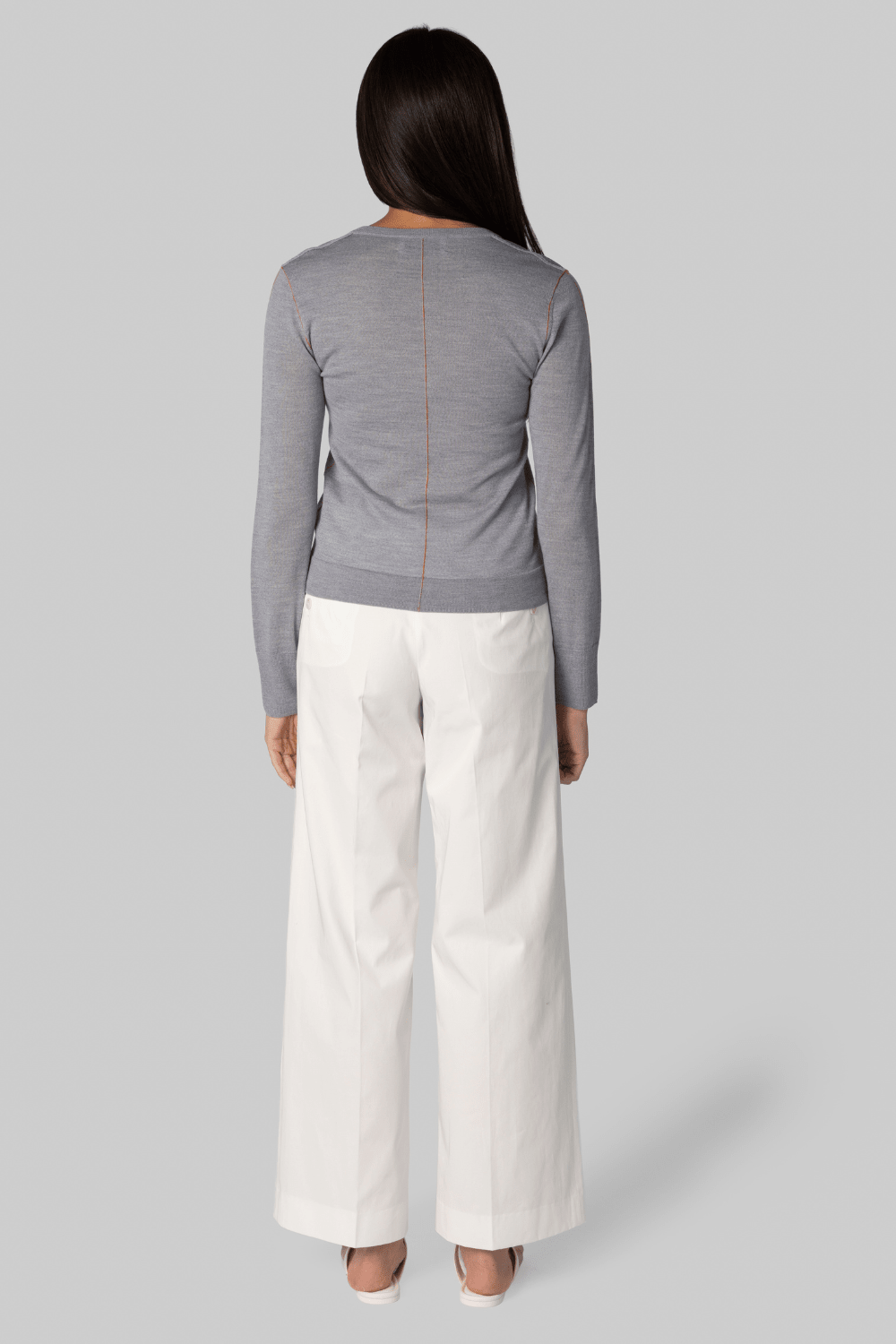 The Avenue Pant in White - WE - AR4