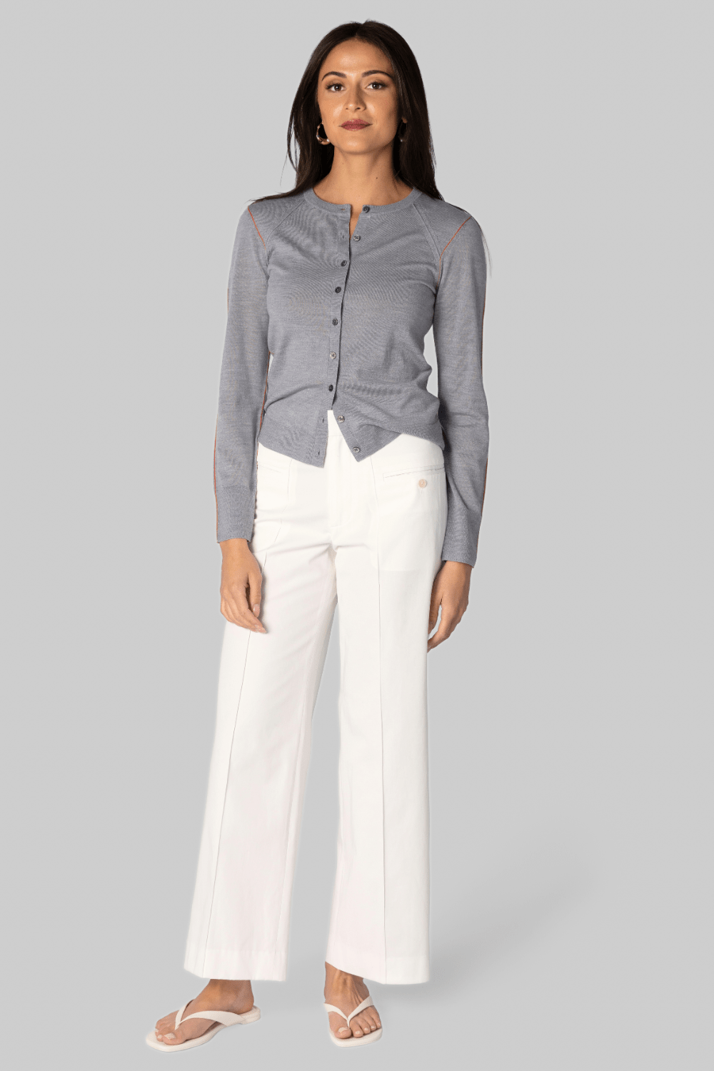 The Avenue Pant in White - WE - AR4
