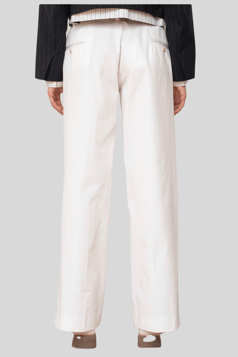 The Avenue Pant in White - WE - AR4