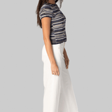 The Avenue Pant in White - WE - AR4