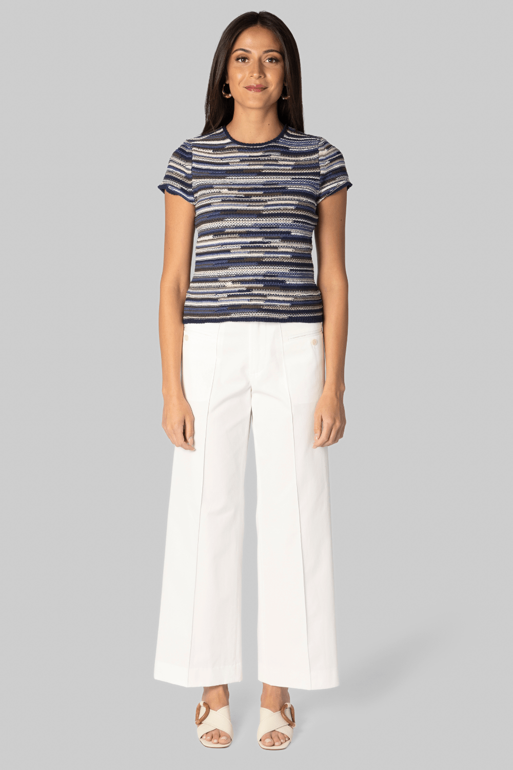 The Avenue Pant in White - WE - AR4