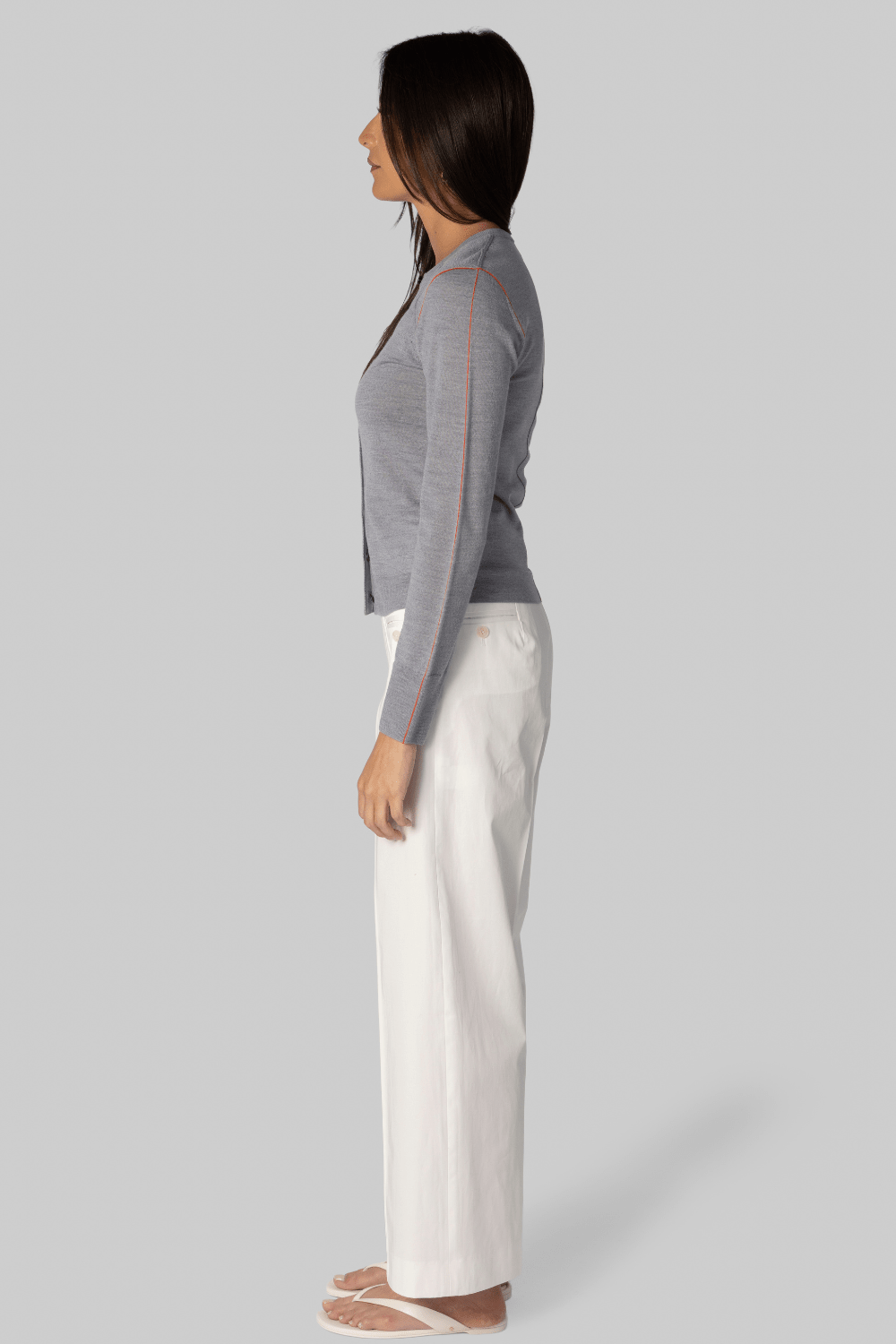 The Avenue Pant in White - WE - AR4