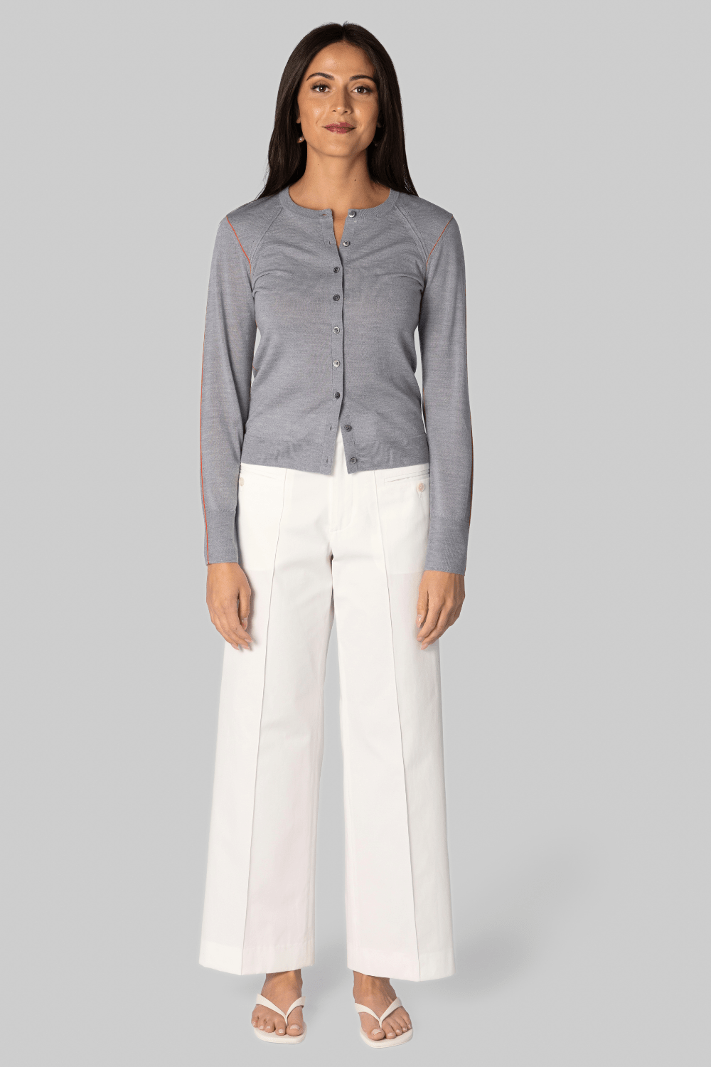 The Avenue Pant in White - WE - AR4