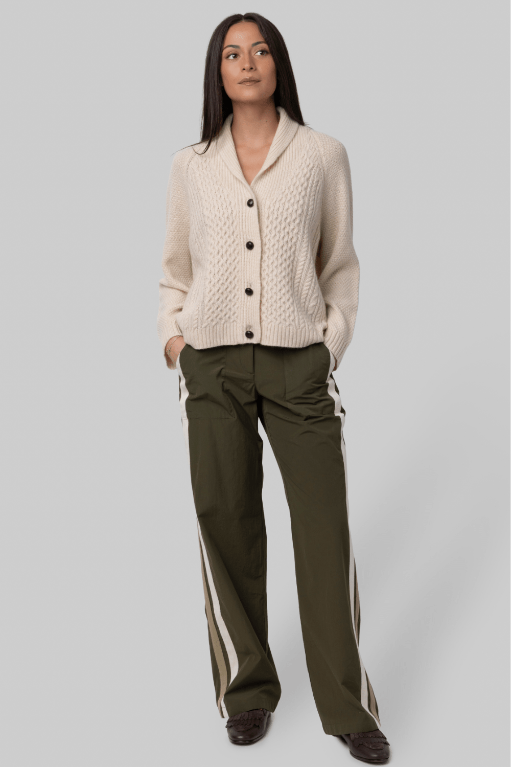 The Cashmere Cable Lodge Cardigan - The Great