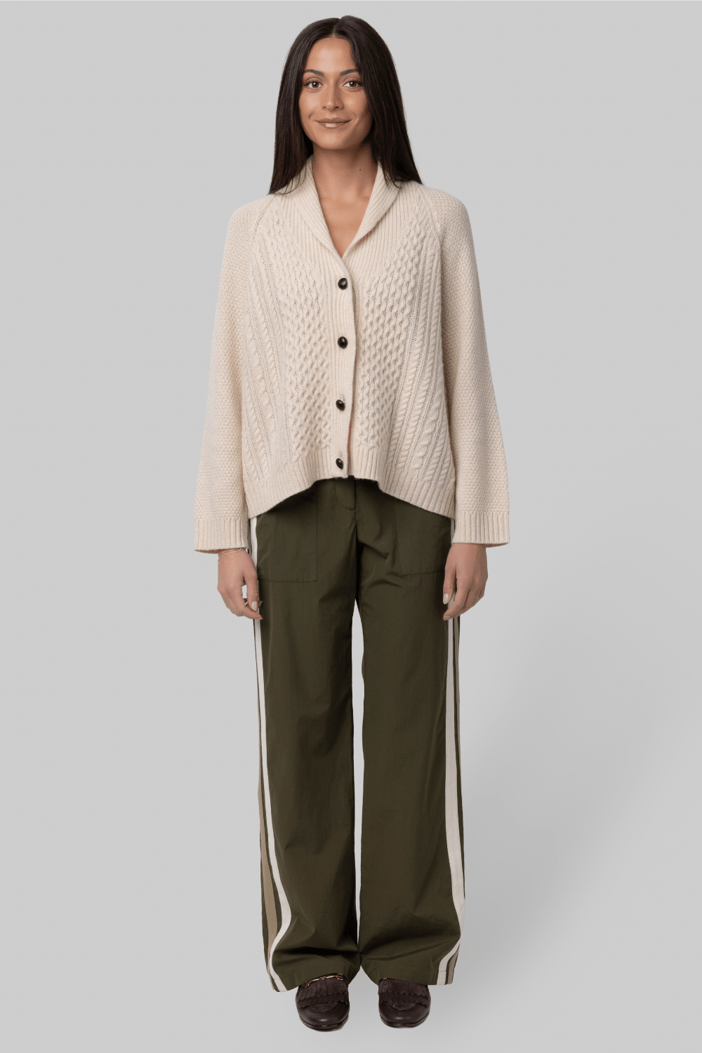 The Cashmere Cable Lodge Cardigan - The Great