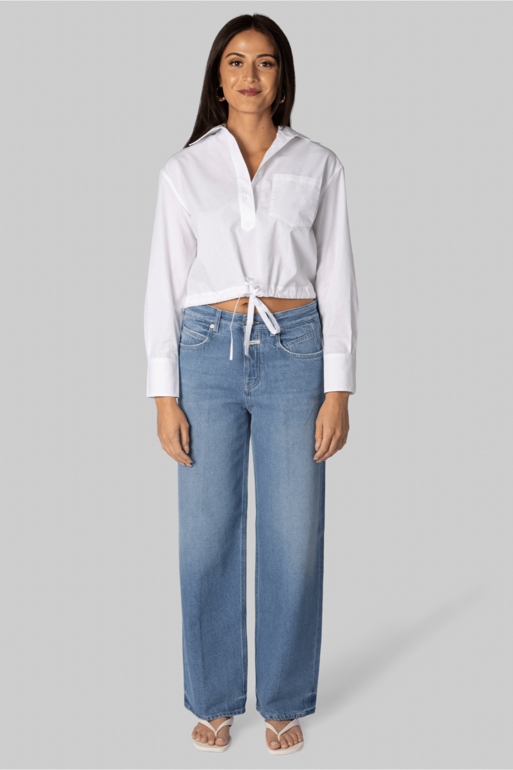 The CC Cropped Cotton Shirt - WE - AR4