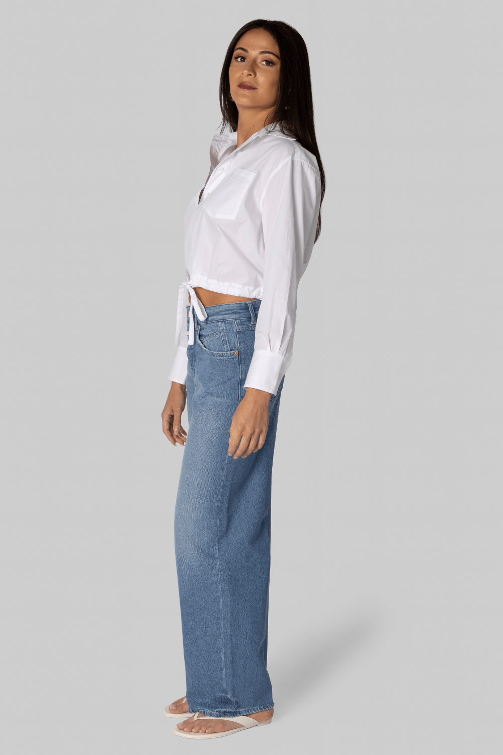 The CC Cropped Cotton Shirt - WE - AR4