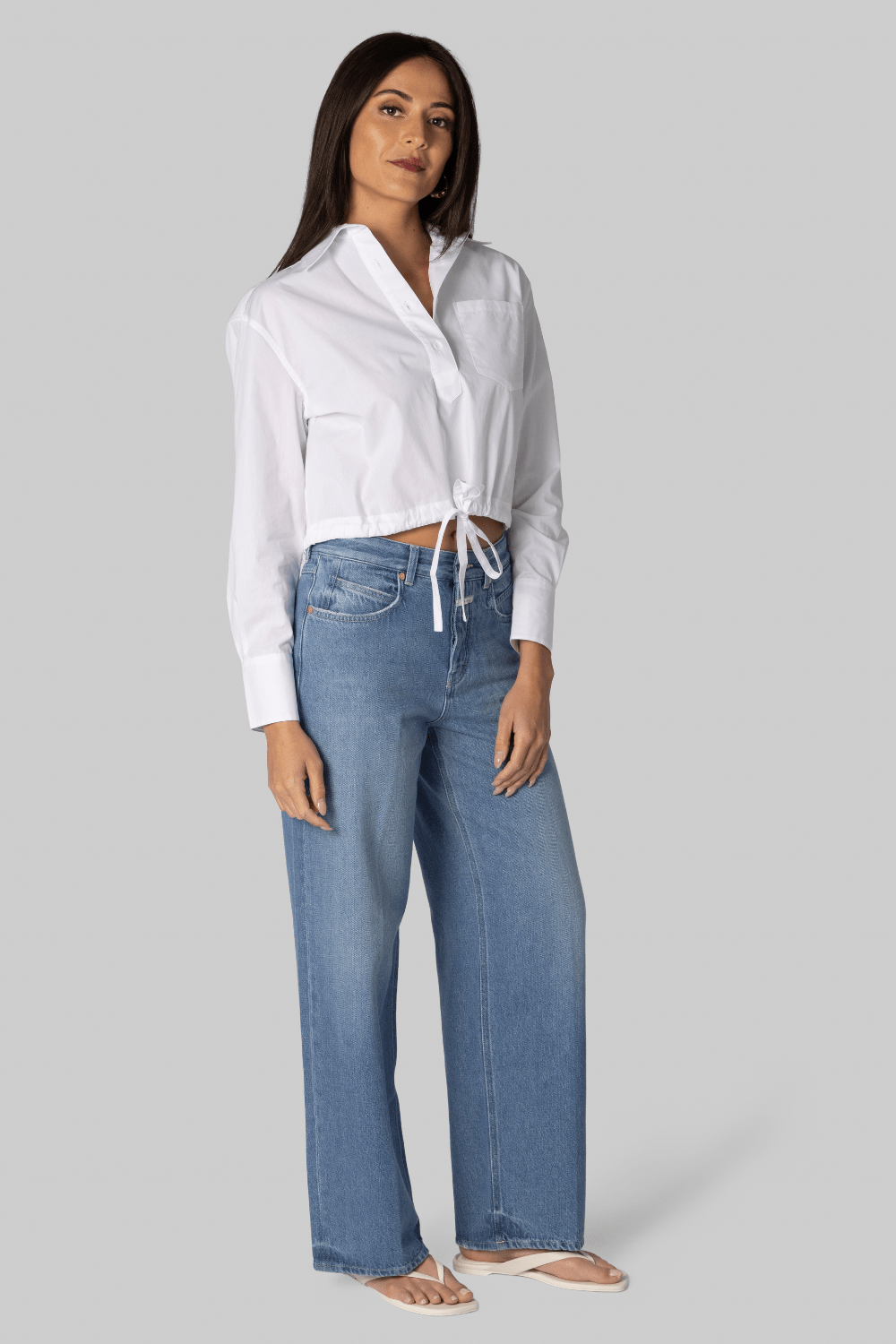 The CC Cropped Cotton Shirt - WE - AR4