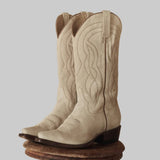 The Cowboy Boot Pearl Suede - The Great