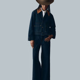 The Denim Swingy Jacket - The Great