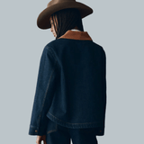 The Denim Swingy Jacket - The Great