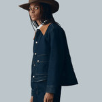 The Denim Swingy Jacket - The Great