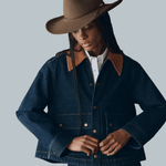 The Denim Swingy Jacket - The Great