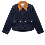 The Denim Swingy Jacket - The Great