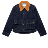 The Denim Swingy Jacket - The Great